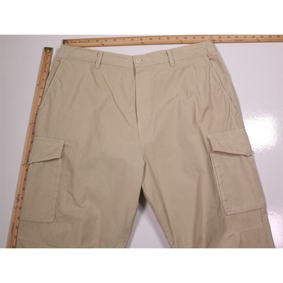 Edwin Sentinel Cargo Pants Tan Rip-Stop Double Knee Pants Men's Large - Picture 3 of 7